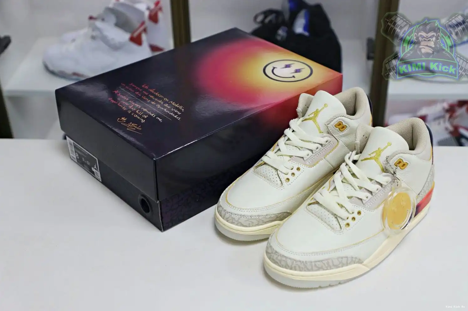 Jordan Air x JBalvin Kimikick Jordan3 0714